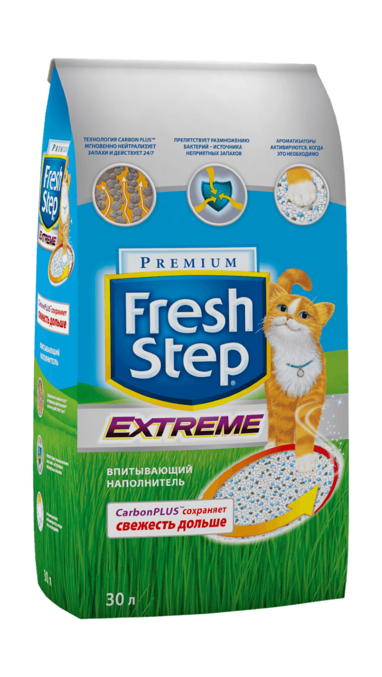 Наполнитель для кошачьего туалета Fresh Step Extreme